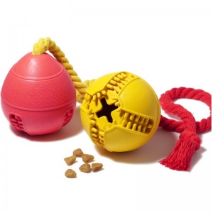 Rubber Leaking Snack  Dog Toy