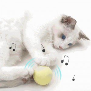 Amazon's new pet gravitational call ball cat self-hey anti-boring supplies tease cat stick mint ball sound toy